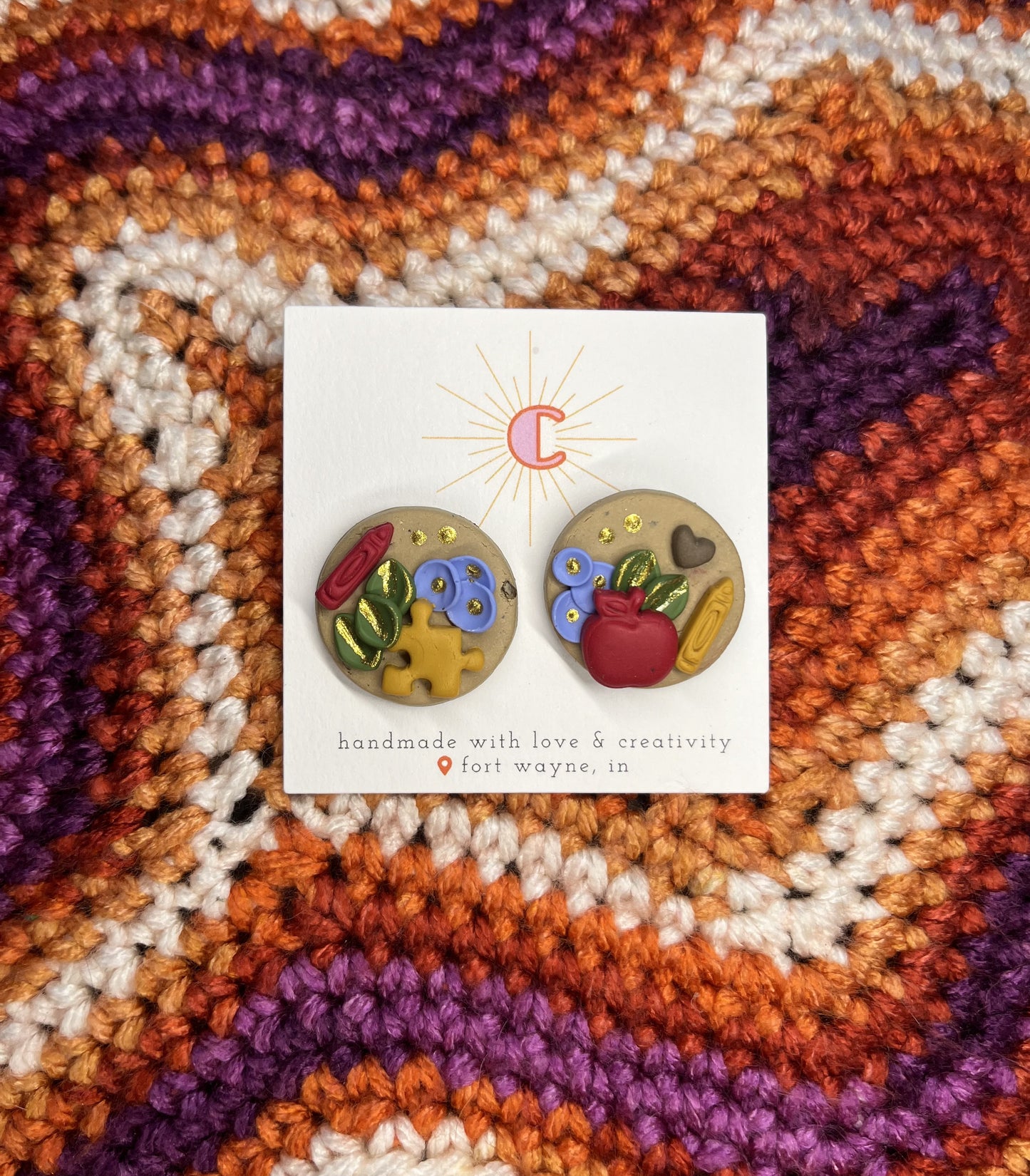 Back to School Studs 1