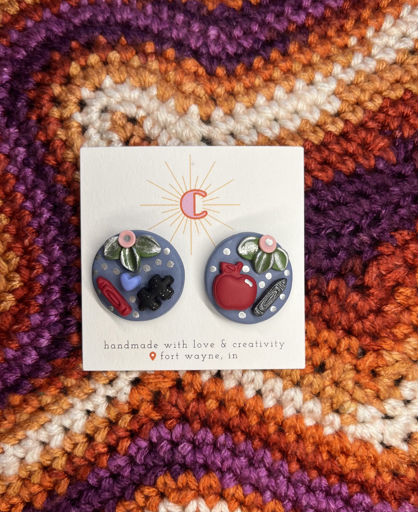 Back to School Studs 2