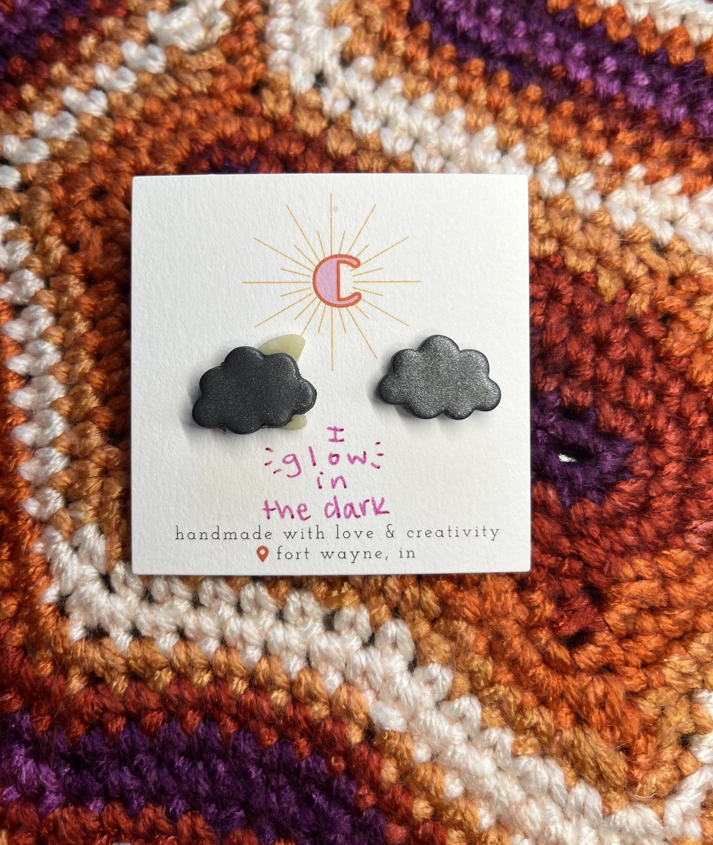 Moonlight Stud Earrings