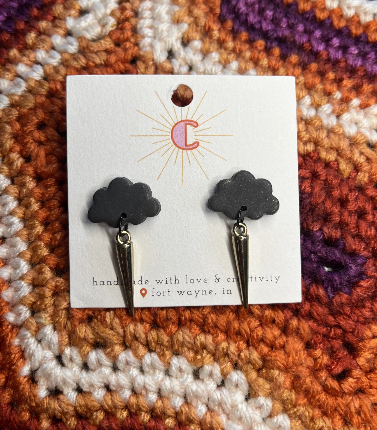 Storm Cloud Earrings