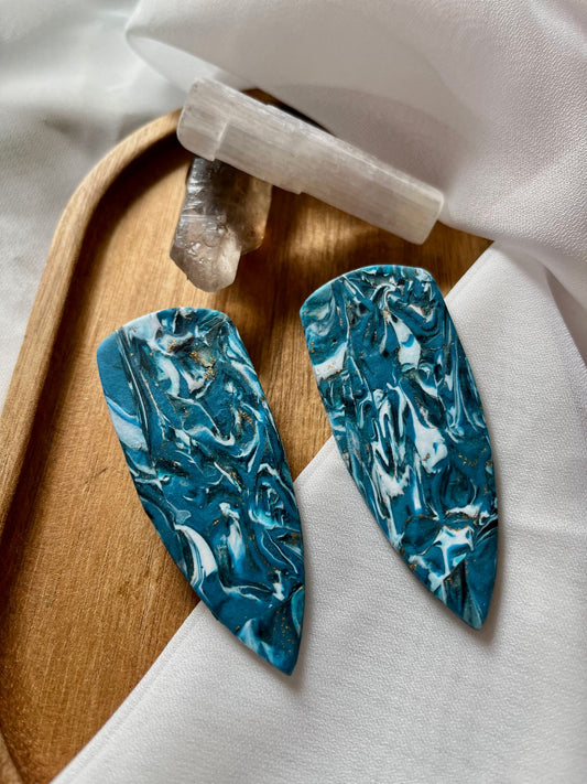 Large Marbled Turquoise Daggers